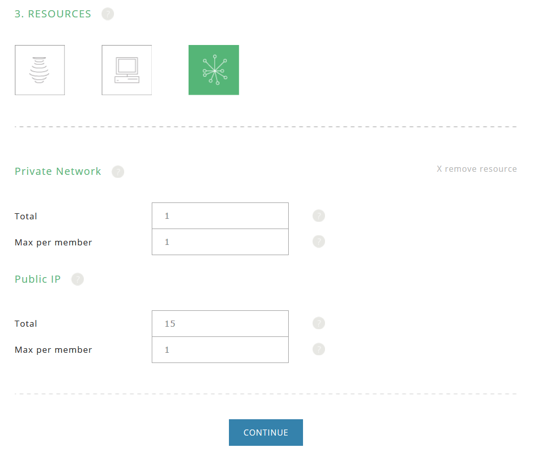 userguide project_membership_options_network